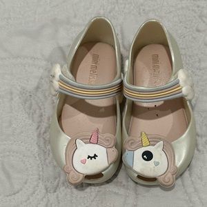 Mini Melissa unicorn shoes